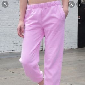 Brandy Melville Pink Rosa Sweatpants